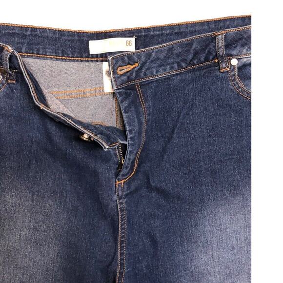 Blue Route 66 Womens Size 36" Denim Stretch Jeans Slim Fit Skinny Stretchy NWT - Picture 9 of 11